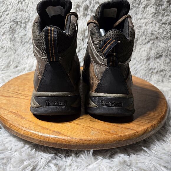 Mens Timberland  Mt. Maddsen Mens Size 9 Wide Leather Lace Up Ankle Work Boots - Picture 3 of 12